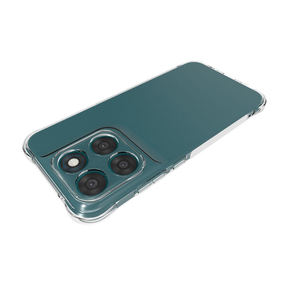 Motorola Moto G77 / G67 EIDERWOOD Fleksibelt Plast Cover m. Forstærkede Hjørner - Gennemsigtig