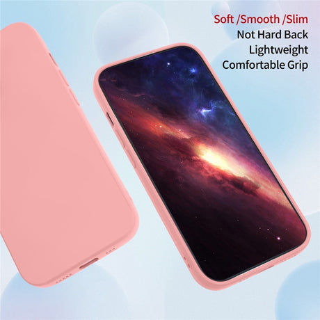 OPPO Reno15 F (5G) EIDERWOOD Fleksibelt Plastik Bagside Cover - Lyserød
