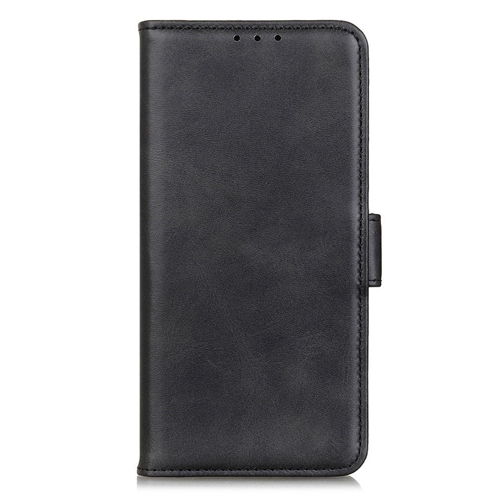 Motorola Moto G77 / G67 EIDERWOOD Kunstlæder Flipcover m. Kortholder - Sort