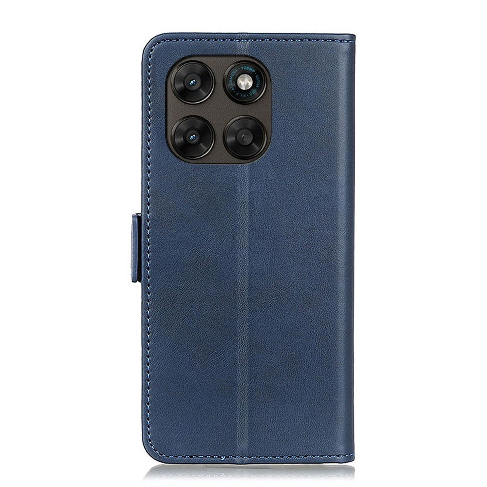 Motorola Moto G77 / G67 EIDERWOOD Kunstlæder Flipcover m. Kortholder - Blå