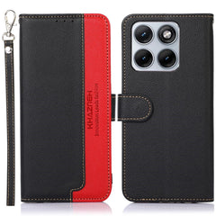 Motorola Edge 70 Fusion EIDERWOOD Kunstlæder Flip Cover m. Strop - Sort