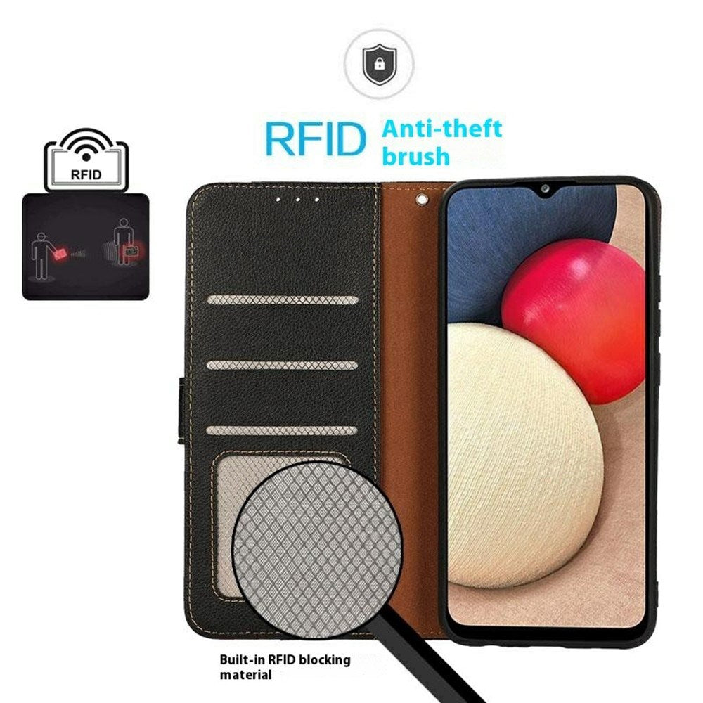 Motorola Edge 70 Fusion EIDERWOOD Kunstlæder Flip Cover m. Strop - Sort