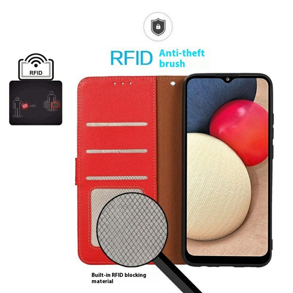 Motorola Edge 70 Fusion EIDERWOOD Kunstlæder Flip Cover m. Strop - Rød