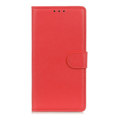 Motorola Edge 70 Fusion EIDERWOOD Kunstlæder Flip Cover m. Kortholder & Ståfunktion - Rød