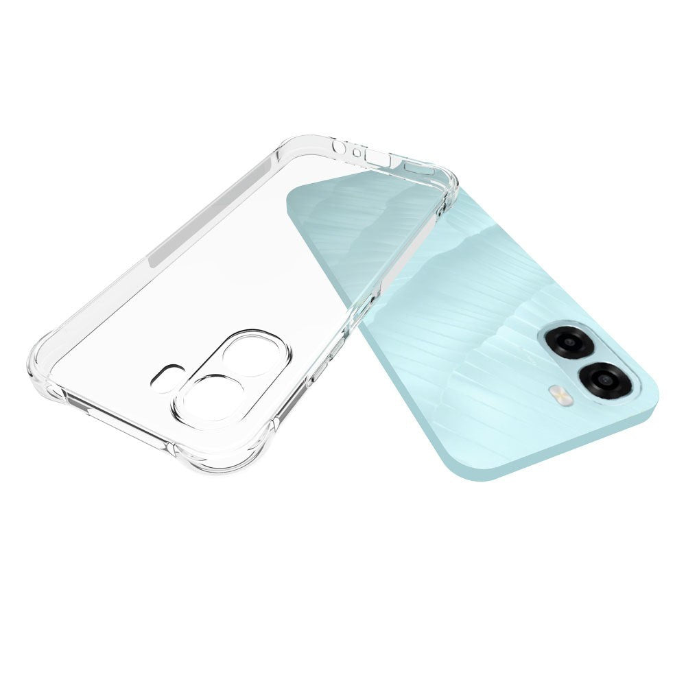 OPPO A6x EIDERWOOD Fleksibelt Plast Cover m. Forstærkede Hjørner - Gennemsigtig