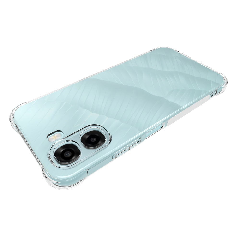 OPPO A6x EIDERWOOD Fleksibelt Plast Cover m. Forstærkede Hjørner - Gennemsigtig