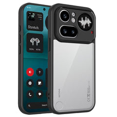 Nothing Phone (4a) Pro Hybrid Mobil Cover - Gennemsigtig / Sort