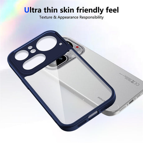 Nothing Phone (4a) Pro Hybrid Mobil Cover - Gennemsigtig / Blå