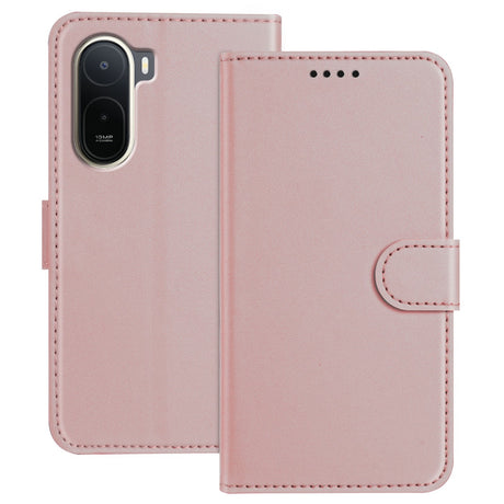 Xiaomi Redmi A7 Pro EIDERWOOD Kunstlæder Flip Cover m. Kortholder & Ståfunktion - Rose Gold