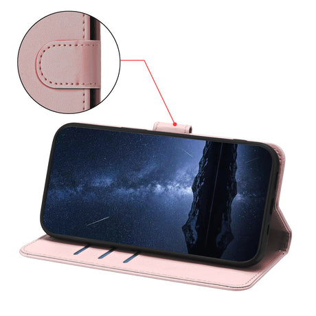 Xiaomi Redmi A7 Pro EIDERWOOD Kunstlæder Flip Cover m. Kortholder & Ståfunktion - Rose Gold
