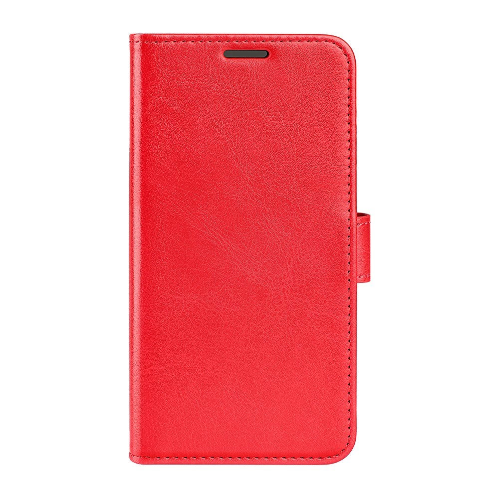Realme GT 8 Pro EIDERWOOD Kunstlæder Flip Cover m. Kortholder & Ståfunktion - Rød