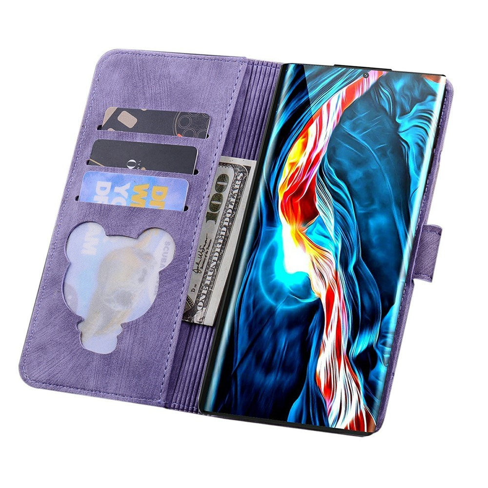 Samsung Galaxy S26 Ultra EIDERWOOD Flip Cover m. Tryk / Kortholder / Strop - Lilla