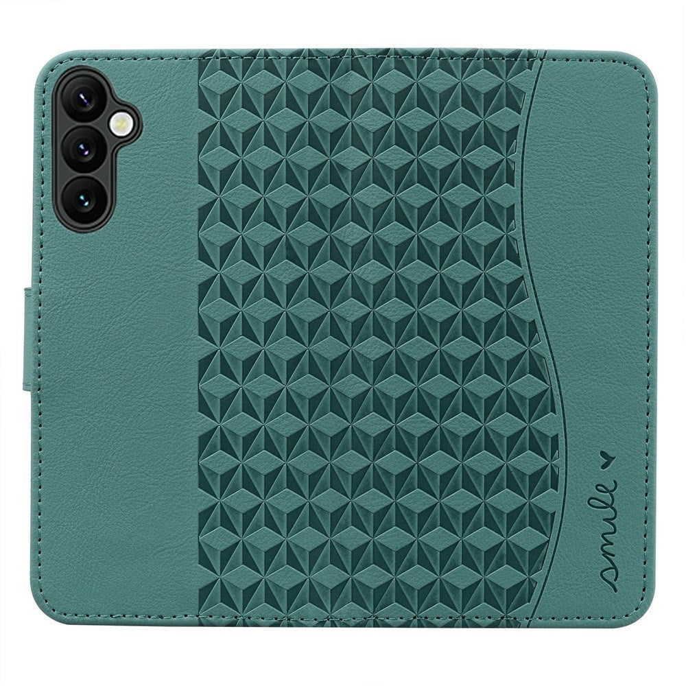 Samsung Galaxy A57 EIDERWOOD Flipcover m. Tryk - Kortholder & Strop - Grøn