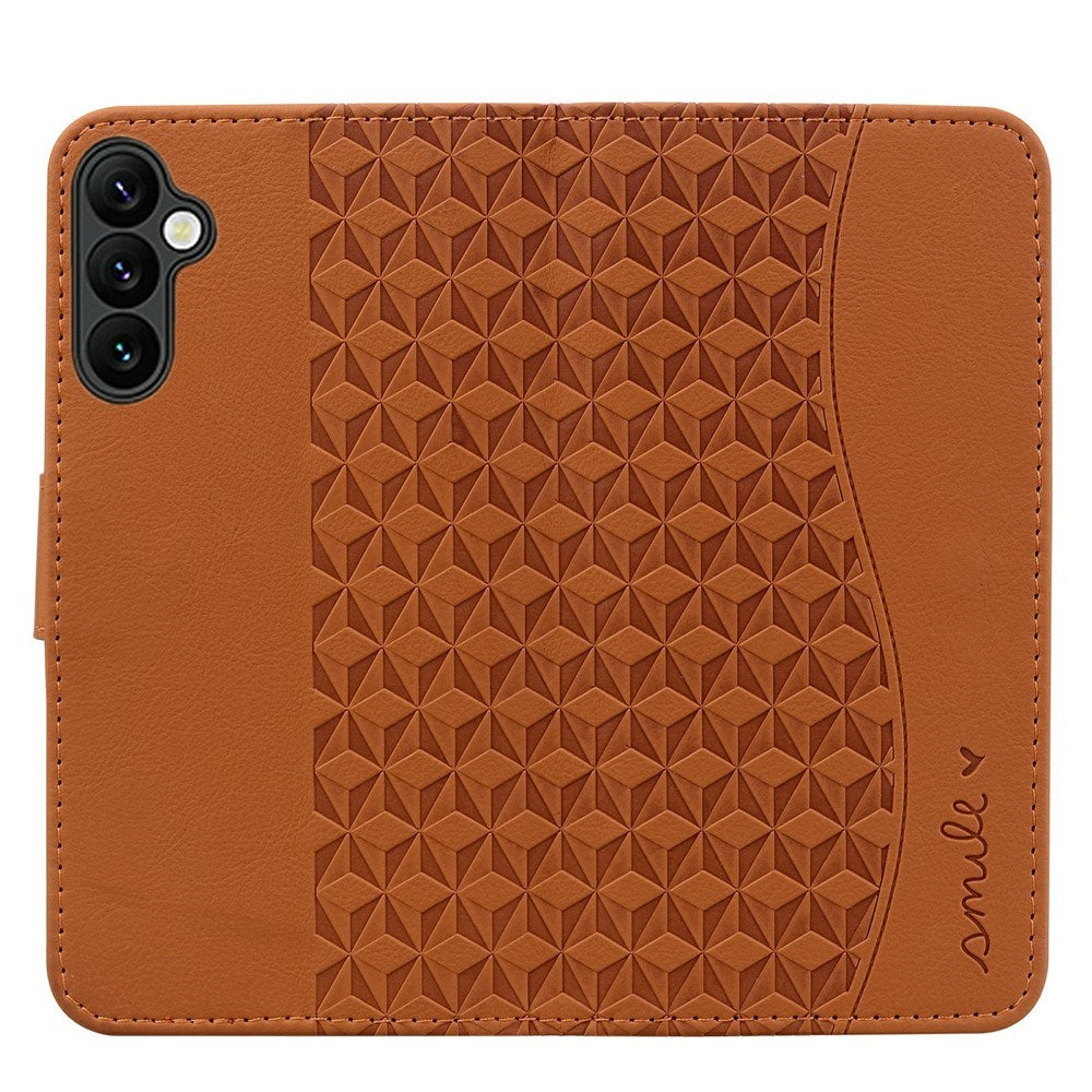 Samsung Galaxy A57 EIDERWOOD Flipcover m. Tryk - Kortholder & Strop - Brun
