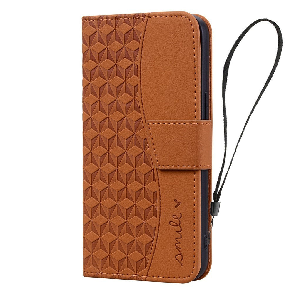 Samsung Galaxy A57 EIDERWOOD Flipcover m. Tryk - Kortholder & Strop - Brun