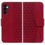 Samsung Galaxy A57 EIDERWOOD Flipcover m. Tryk - Kortholder & Strop - Rød