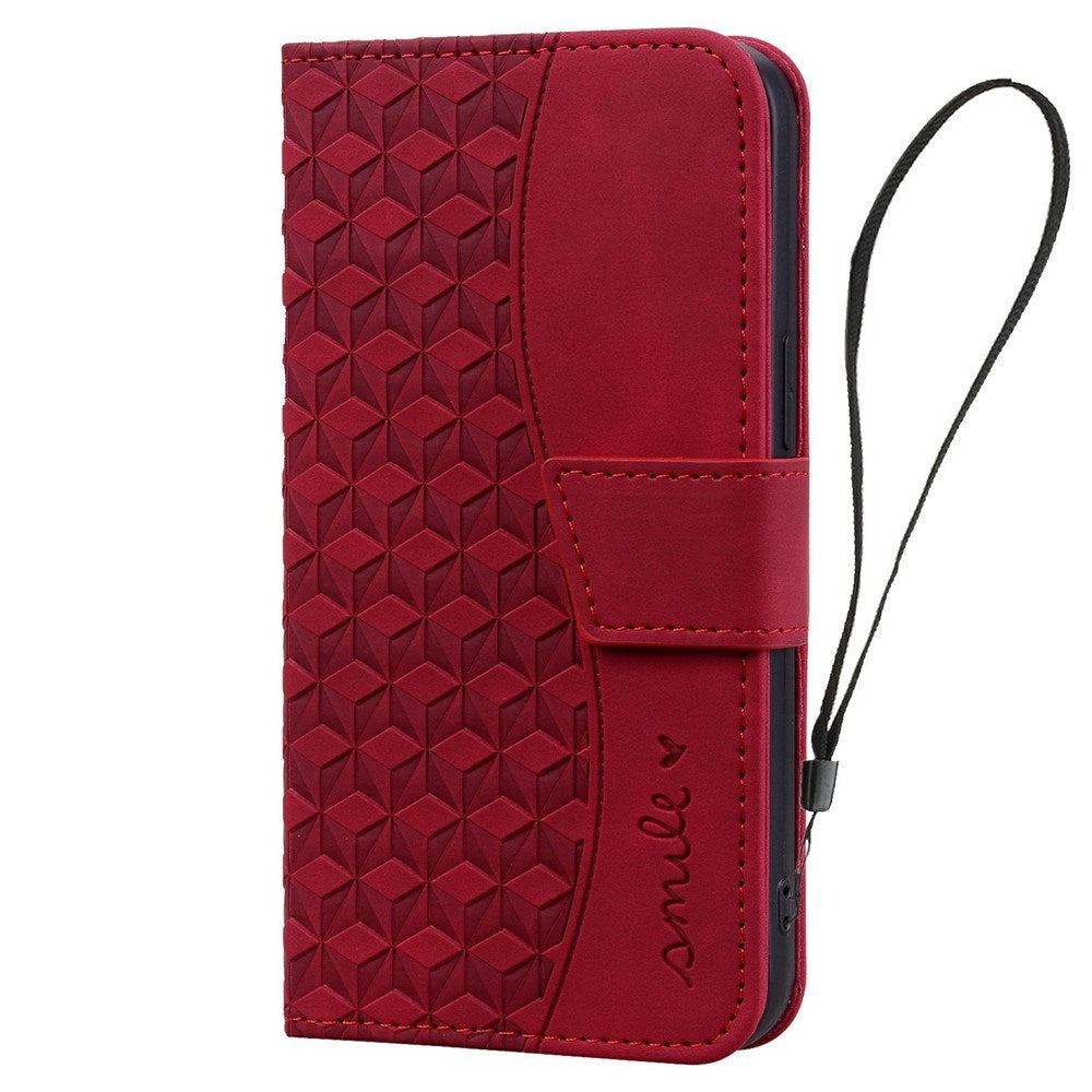 Samsung Galaxy A57 EIDERWOOD Flipcover m. Tryk - Kortholder & Strop - Rød