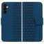 Samsung Galaxy A57 EIDERWOOD Flipcover m. Tryk - Kortholder & Strop - Blå