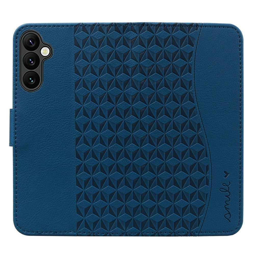 Samsung Galaxy A57 EIDERWOOD Flipcover m. Tryk - Kortholder & Strop - Blå