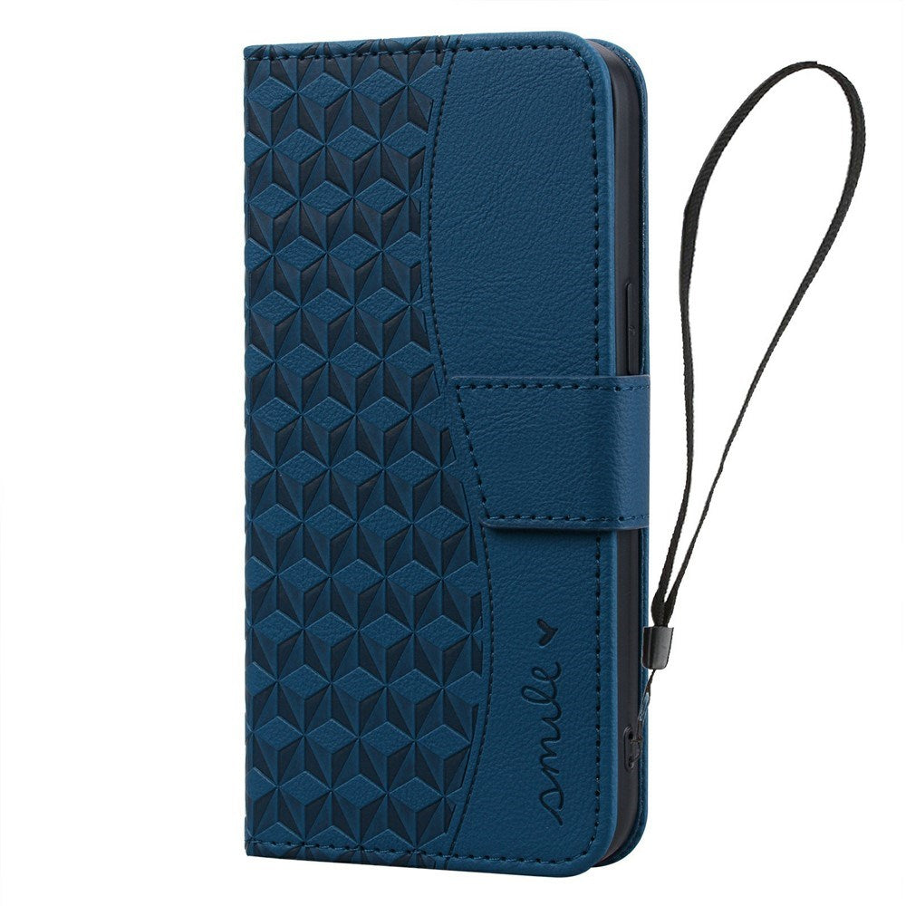 Samsung Galaxy A57 EIDERWOOD Flipcover m. Tryk - Kortholder & Strop - Blå