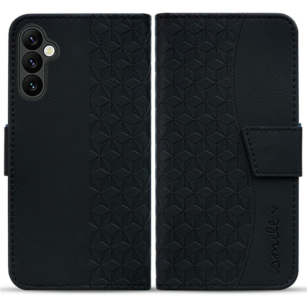 Samsung Galaxy A57 EIDERWOOD Flipcover m. Tryk - Kortholder & Strop - Sort