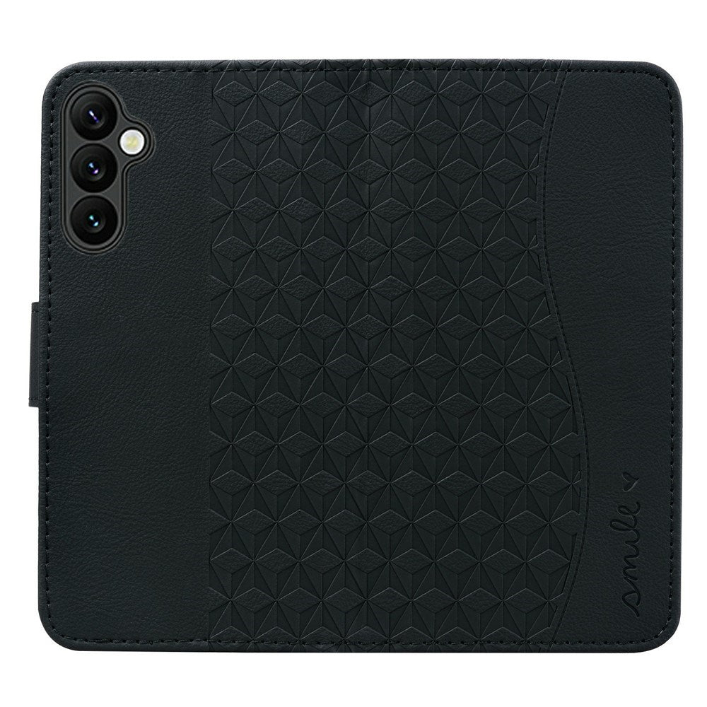 Samsung Galaxy A57 EIDERWOOD Flipcover m. Tryk - Kortholder & Strop - Sort