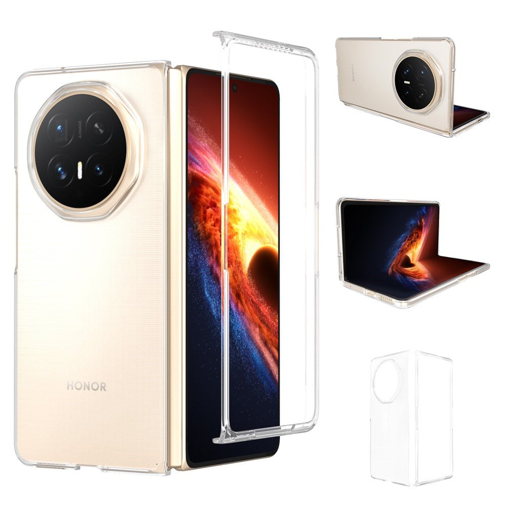 Honor Magic V6 EIDERWOOD Fleksibelt Plast Cover - Gennemsigtig