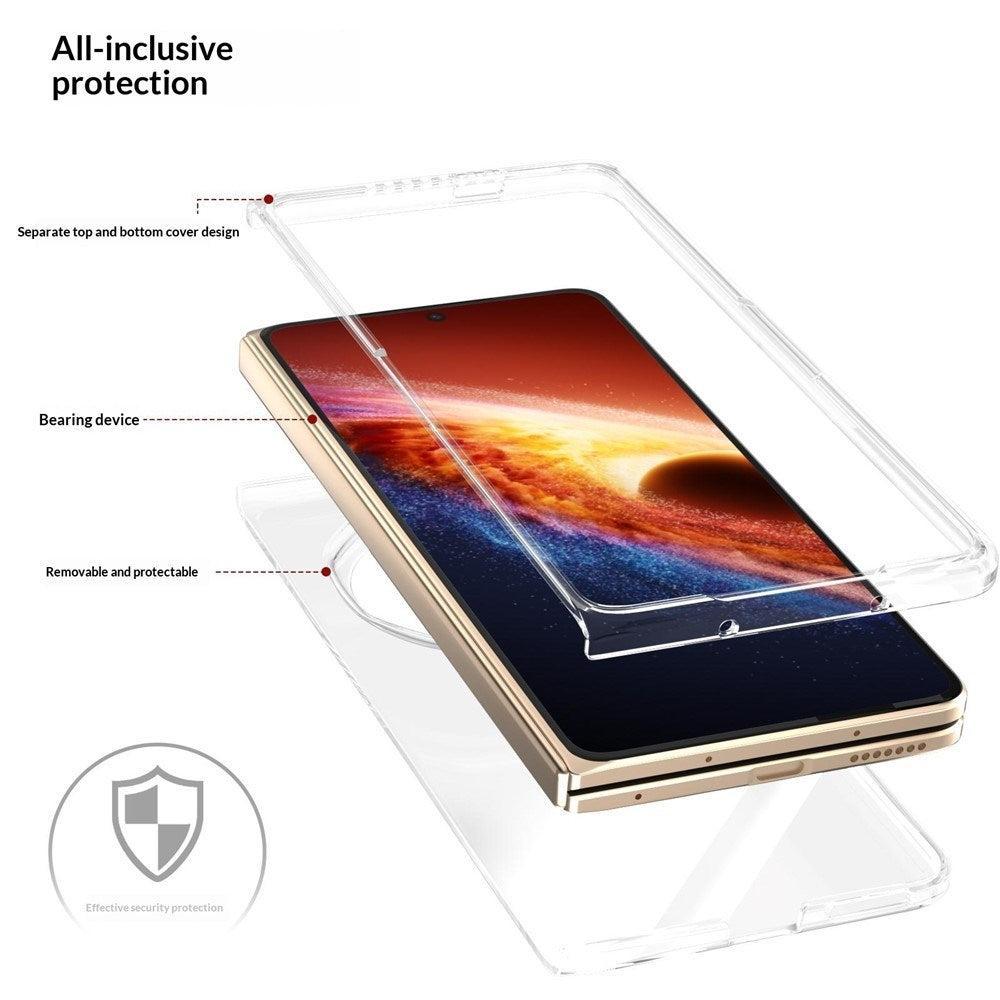 Honor Magic V6 EIDERWOOD Fleksibelt Plast Cover - Gennemsigtig