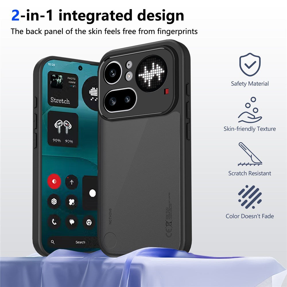 Nothing Phone (4) Pro EIDERWOOD Mat Hybrid Cover - Sort