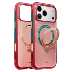 iPhone 17 Pro Max TORRAS Ostand Q3 Air Cover m. 360° Kickstand - MagSafe Kompatibel - Wave of Passion