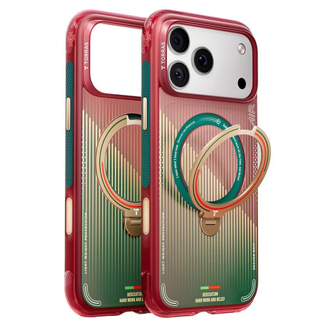 iPhone 17 Pro TORRAS Ostand Q3 Air Cover m. 360° Kickstand - MagSafe Kompatibel - Glory Slash