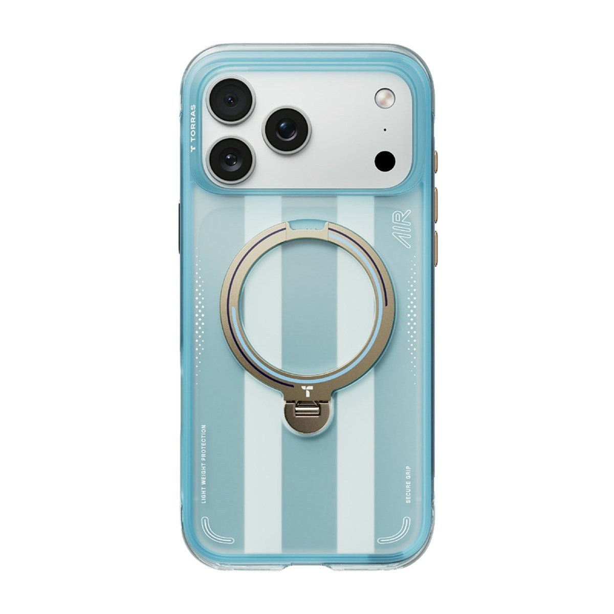 iPhone 17 Pro TORRAS Ostand Q3 Air Cover m. 360° Kickstand - MagSafe Kompatibel - Argentina Pampas Eagle