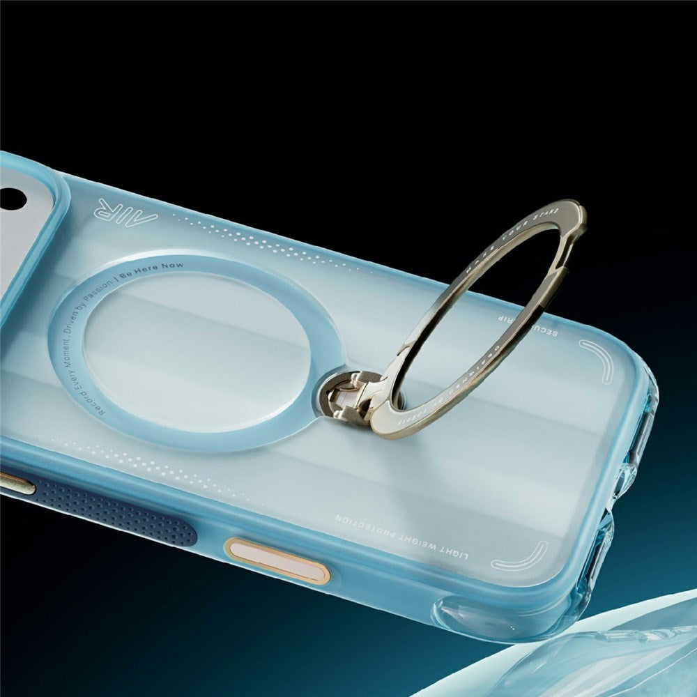 iPhone 17 Pro TORRAS Ostand Q3 Air Cover m. 360° Kickstand - MagSafe Kompatibel - Argentina Pampas Eagle