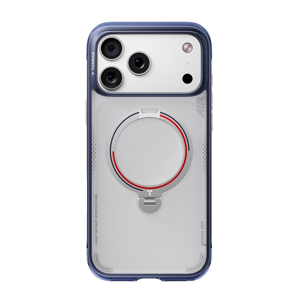 iPhone 17 Pro TORRAS Ostand Q3 Air Cover m. 360° Kickstand - MagSafe Kompatibel - UK Lion
