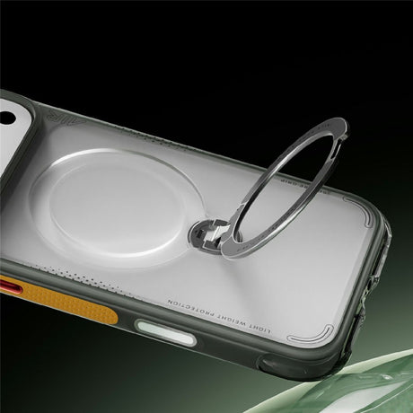 iPhone 17 Pro TORRAS Ostand Q3 Air Cover m. 360° Kickstand - MagSafe Kompatibel - Germay Iron