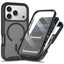 iPhone 18 Pro Max / 17 Pro Max EIDERWOOD 2-i-1 Mat Hybrid Plast Cover m. Skærmbeskyttelsesfilm - MagSafe Kompatibel - Sort