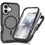 iPhone 17 EIDERWOOD Mat Hybrid Cover m. Skærmbeskyttelsesramme - Sort