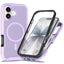 iPhone 17 EIDERWOOD Mat Hybrid Cover m. Skærmbeskyttelsesramme - Lilla