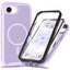 iPhone 17e / 16e EIDERWOOD Mat Hybrid Cover m. Skærmbeskyttelsesramme - Lilla