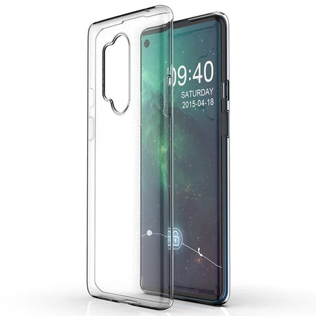 EIDERWOOD OnePlus 8 Pro Fleksibel Plastik Cover - Gennemsigtig
