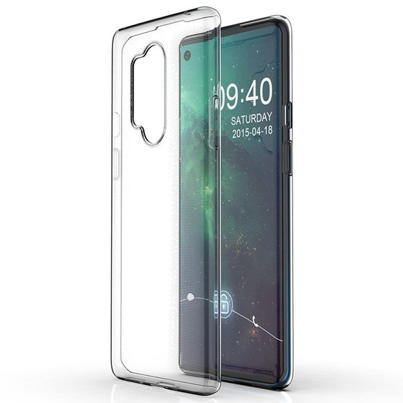 EIDERWOOD OnePlus 8 Pro Fleksibel Plastik Cover - Gennemsigtig