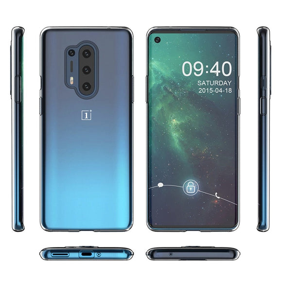 EIDERWOOD OnePlus 8 Pro Fleksibel Plastik Cover - Gennemsigtig
