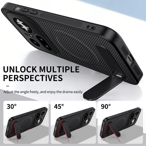 Nothing Phone (4a) Pro EIDERWOOD Hybrid Cover m. Kickstand - Blå