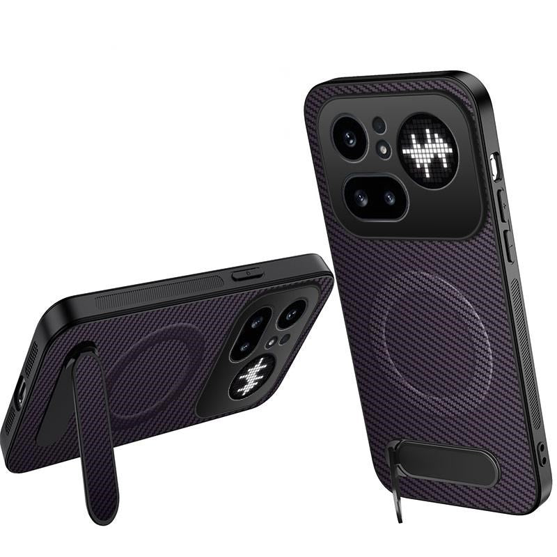 Nothing Phone (4a) Pro EIDERWOOD Hybrid Cover m. Kickstand - Lilla