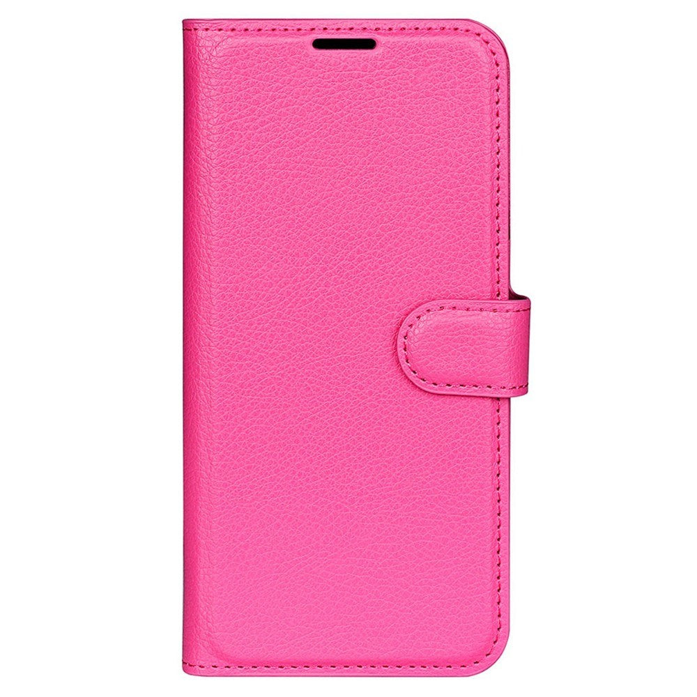 OPPO A17 EIDERWOOD Kunstlæder Flip Cover m. Kortholder & Ståfunktion - Pink