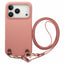 iPhone 17 Pro Max EIDERWOOD Kunstlæder Bagside Cover m. Strop - Lyserød