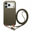 iPhone 17 Pro Max EIDERWOOD Kunstlæder Bagside Cover m. Strop - Grøn