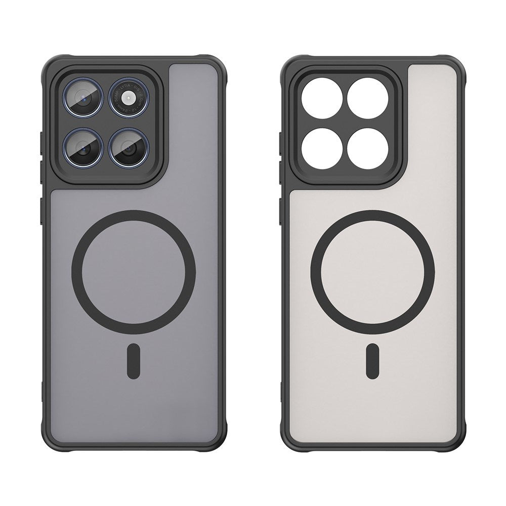 Motorola Moto G77 / G67 EIDERWOOD Hybrid Plastik Cover - MagSafe Kompatibel - Sort