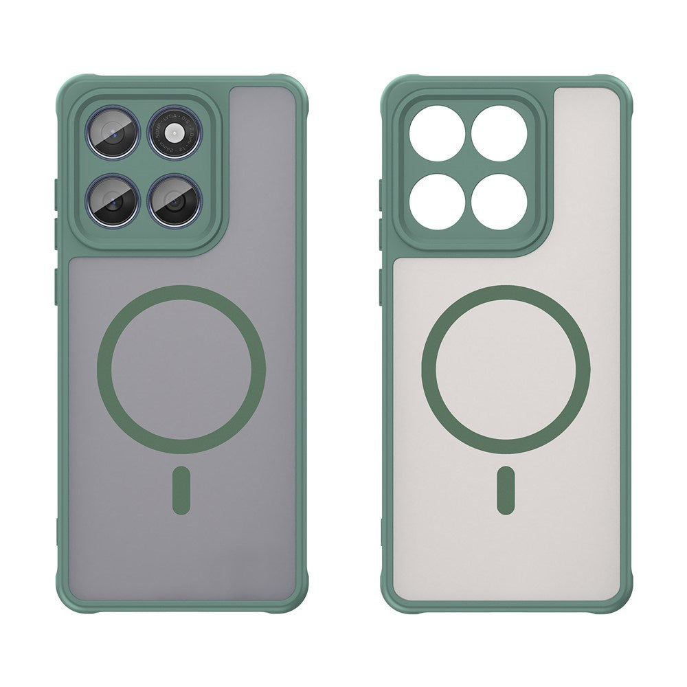 Motorola Moto G77 / G67 EIDERWOOD Hybrid Plastik Cover - MagSafe Kompatibel - Grøn