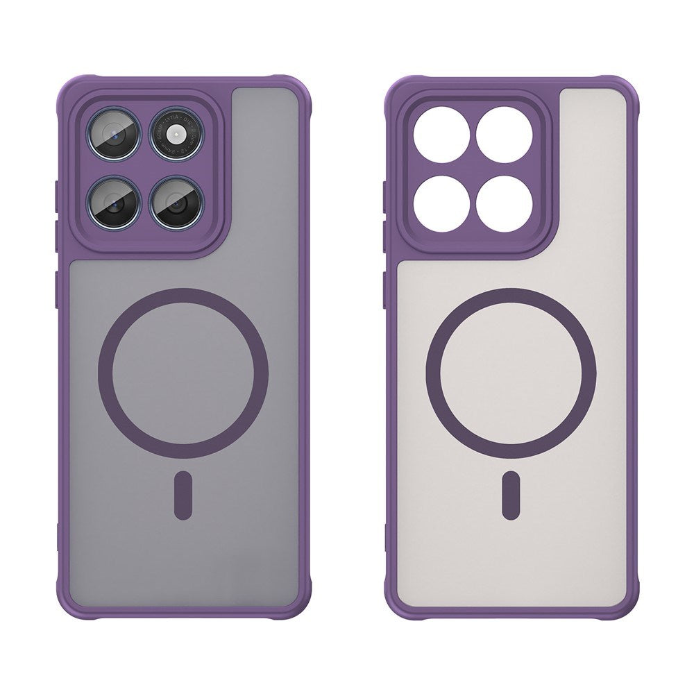 Motorola Moto G77 / G67 EIDERWOOD Hybrid Plastik Cover - MagSafe Kompatibel - Lilla